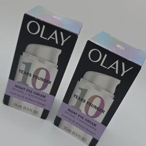 OLAY Night Eye Cream - Black, Lavender, White